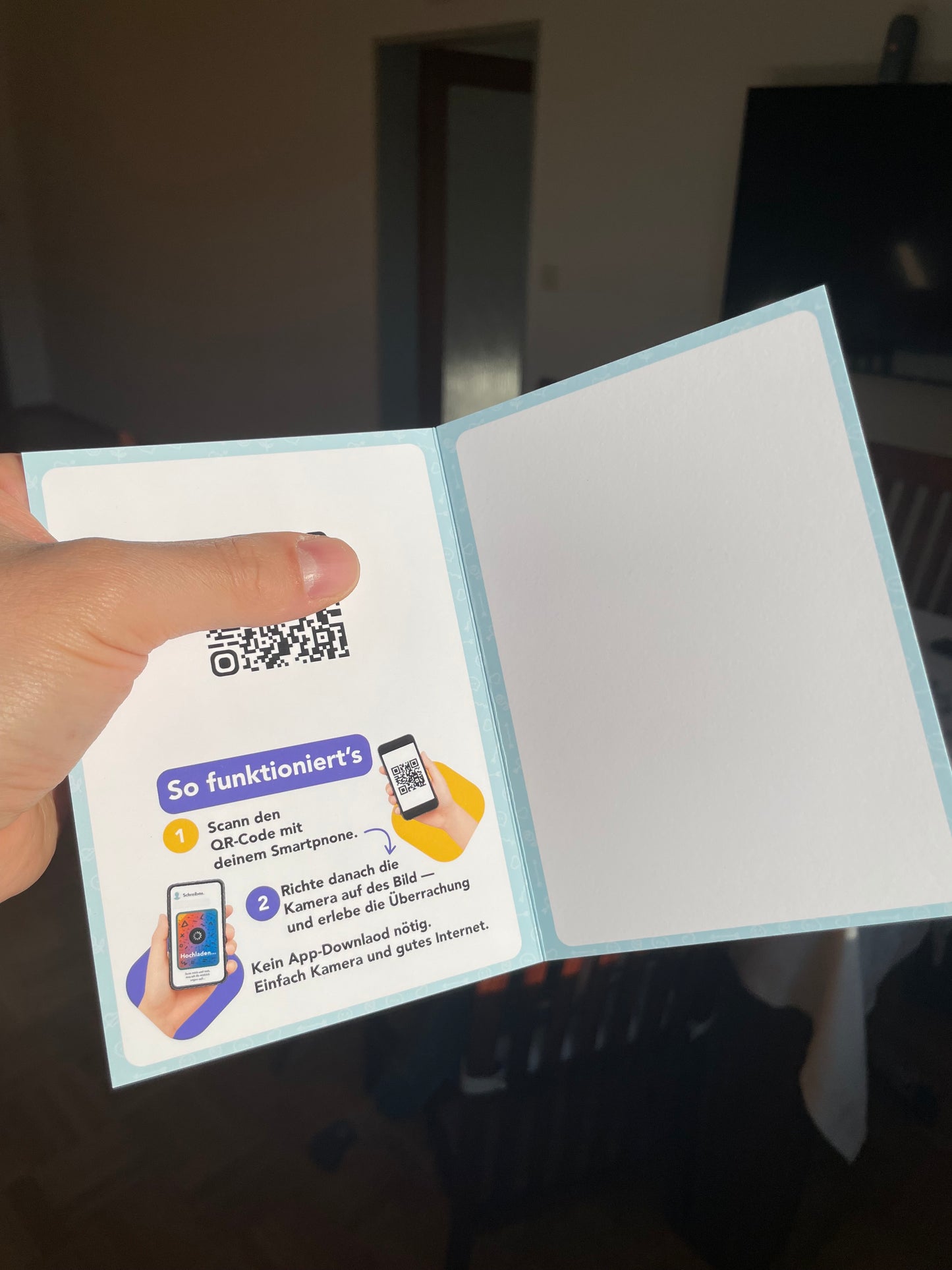 Beste Freunde verdienen mehr als Worte | AR-Karte mit Video zum Hochladen AR-Freundschaftskarte mit QR-Code | Sag, was wirklich zählt
