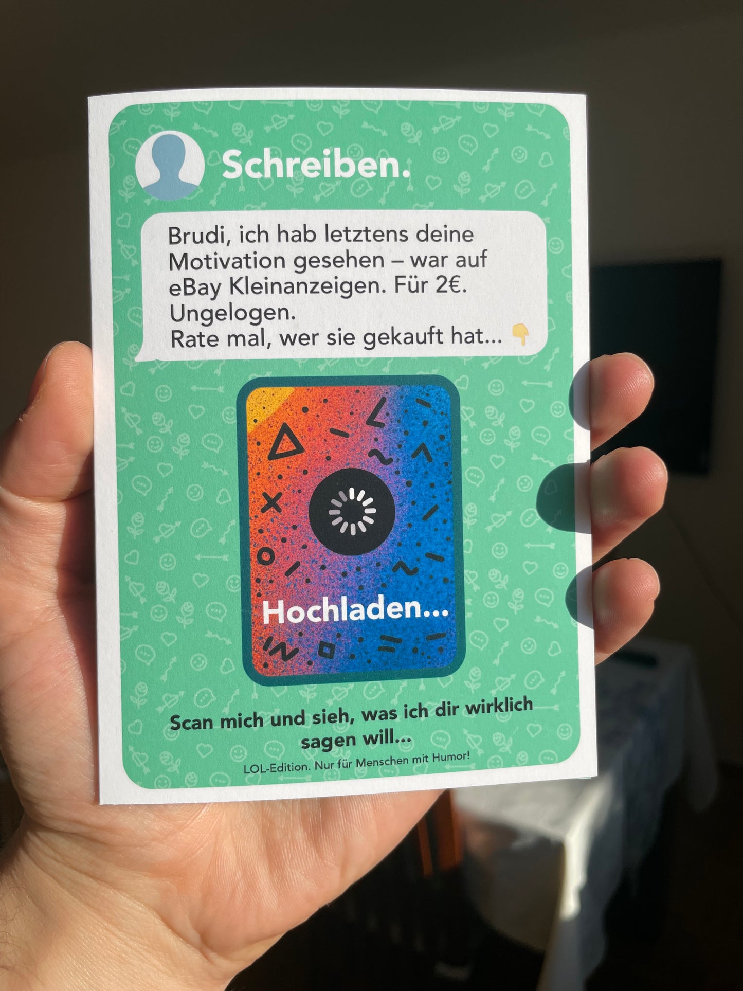 Beste Freunde verdienen mehr als Worte (LOL-edition) | AR-Karte mit Video zum Hochladen AR-Freundschaftskarte mit QR-Code | Sag, was wirklich zählt