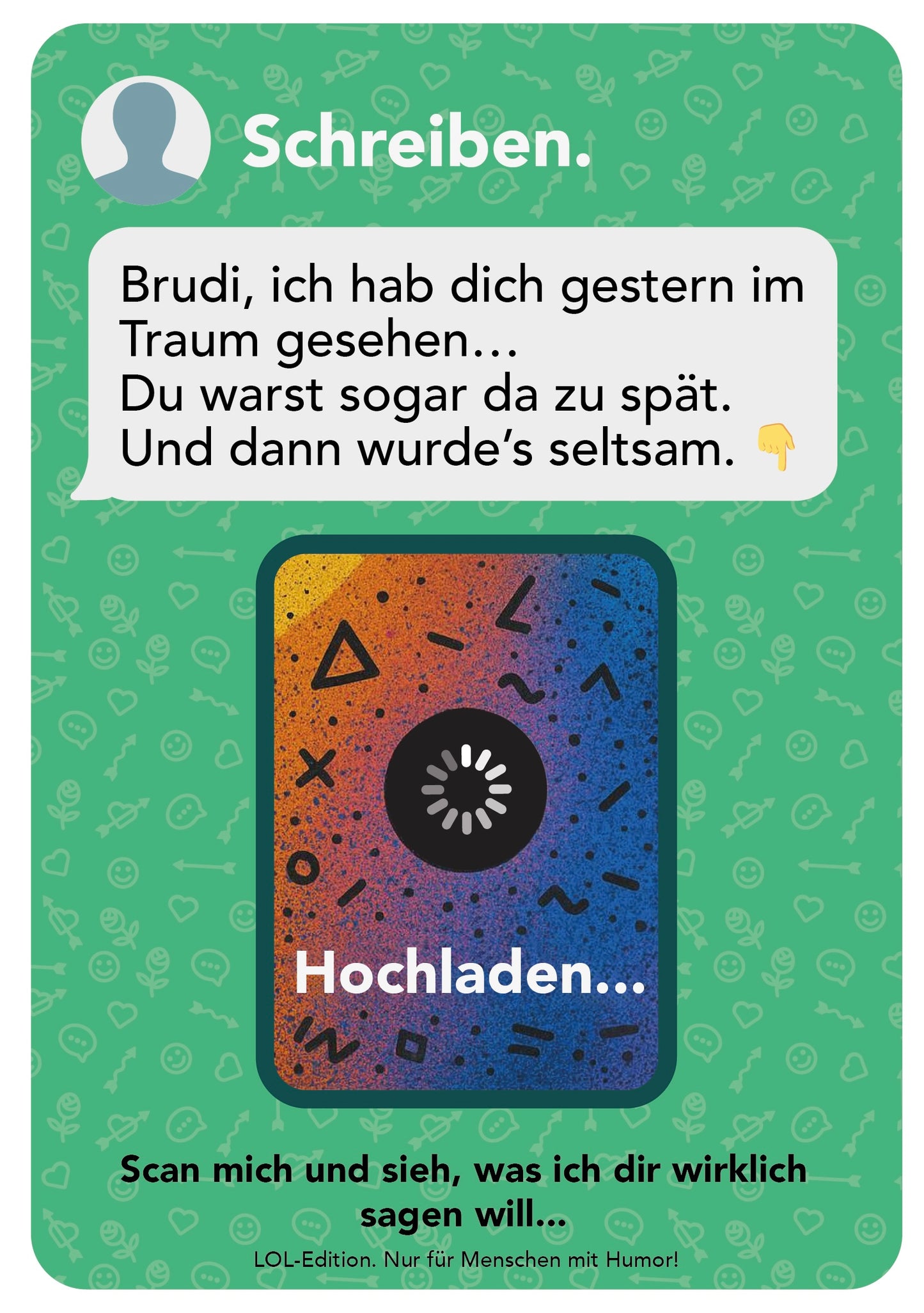 Beste Freunde verdienen mehr als Worte (LOL-edition) | AR-Karte mit Video zum Hochladen AR-Freundschaftskarte mit QR-Code | Sag, was wirklich zählt