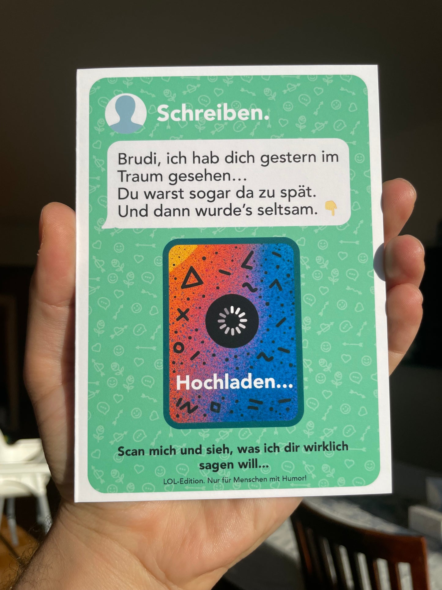 Beste Freunde verdienen mehr als Worte (LOL-edition) | AR-Karte mit Video zum Hochladen AR-Freundschaftskarte mit QR-Code | Sag, was wirklich zählt