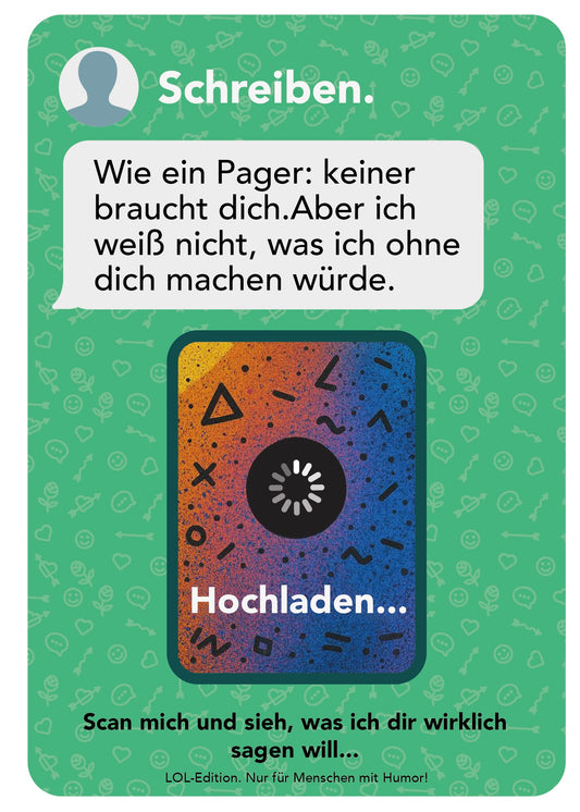 Beste Freunde verdienen mehr als Worte (LOL-edition) | AR-Karte mit Video zum Hochladen AR-Freundschaftskarte mit QR-Code | Sag, was wirklich zählt