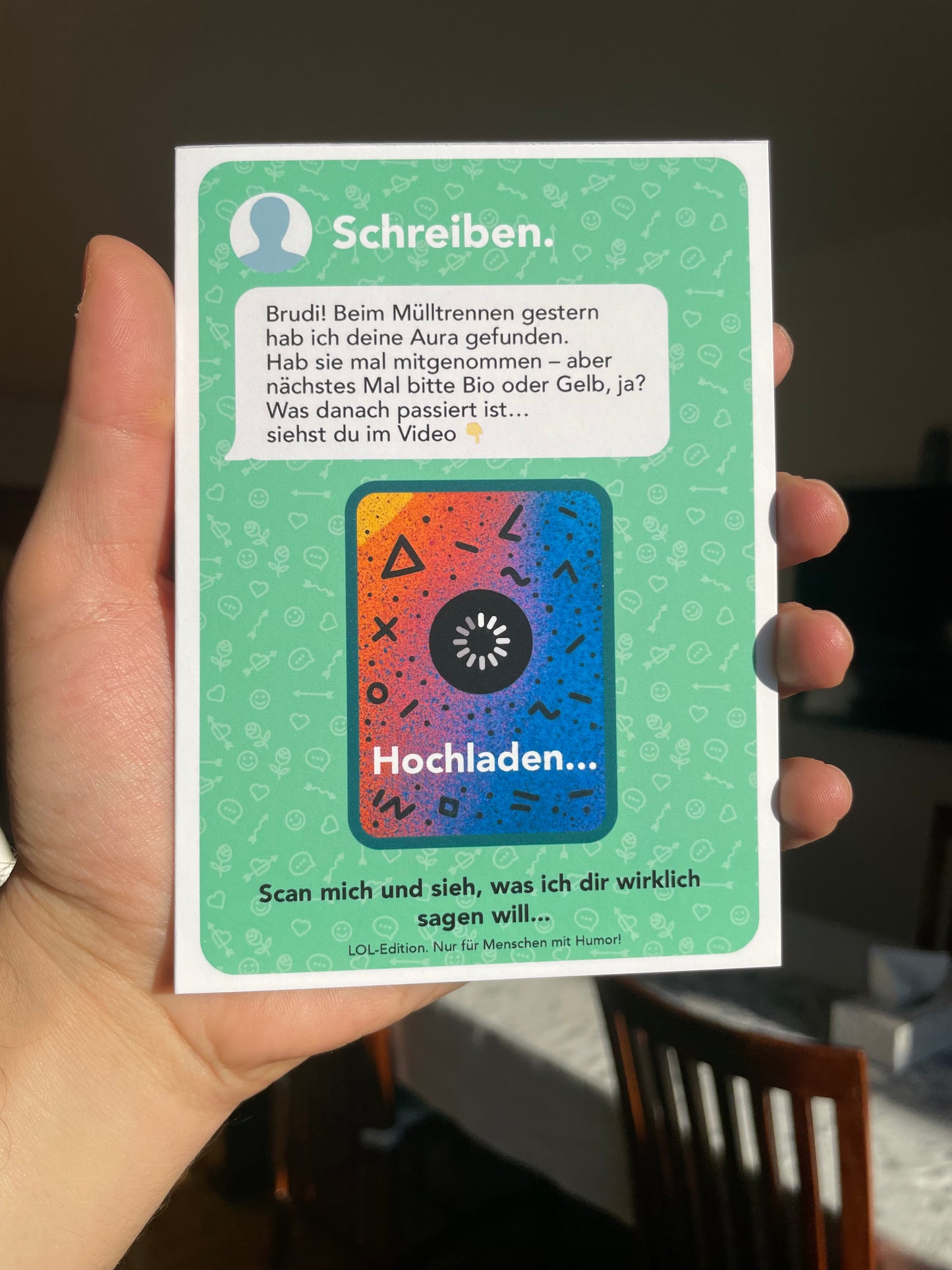 Beste Freunde verdienen mehr als Worte (LOL-edition) | AR-Karte mit Video zum Hochladen AR-Freundschaftskarte mit QR-Code | Sag, was wirklich zählt
