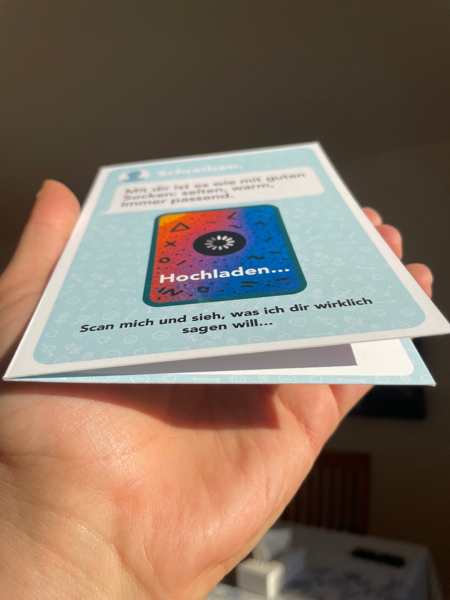 Beste Freunde verdienen mehr als Worte | AR-Karte mit Video zum Hochladen AR-Freundschaftskarte mit QR-Code | Sag, was wirklich zählt
