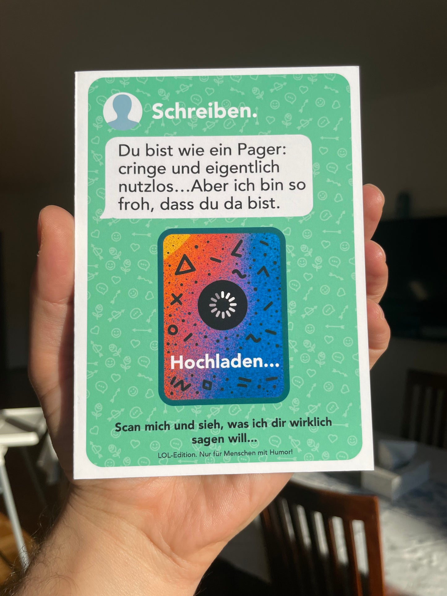 Beste Freunde verdienen mehr als Worte (LOL-edition) | AR-Karte mit Video zum Hochladen AR-Freundschaftskarte mit QR-Code | Sag, was wirklich zählt