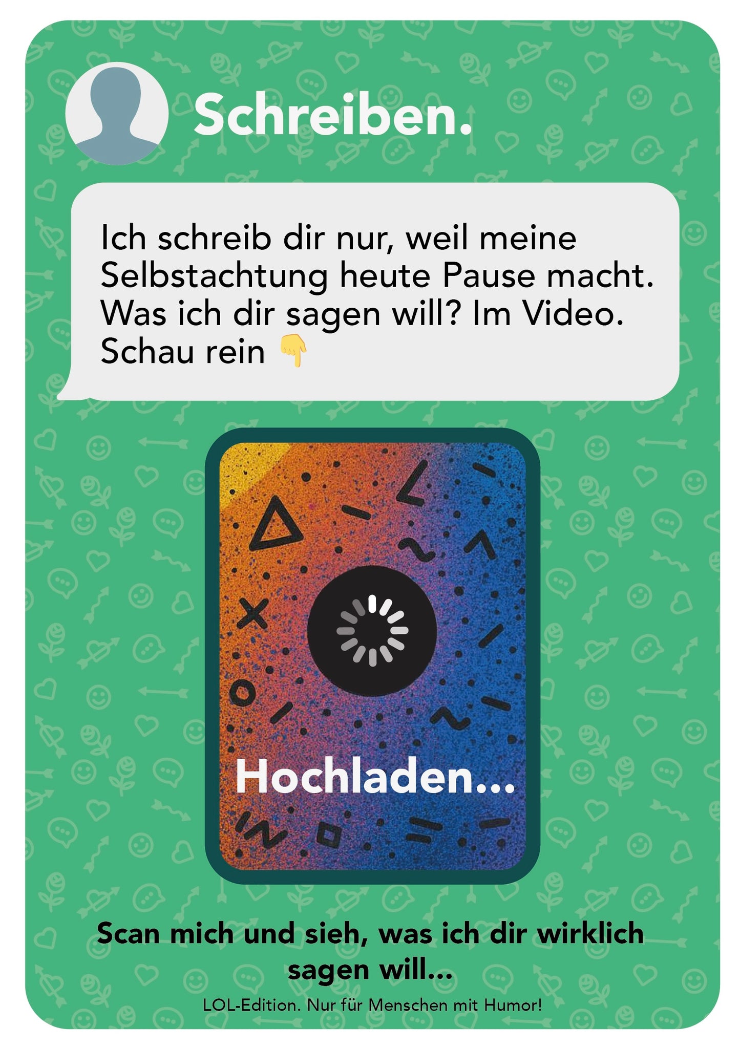 Beste Freunde verdienen mehr als Worte (LOL-edition) | AR-Karte mit Video zum Hochladen AR-Freundschaftskarte mit QR-Code | Sag, was wirklich zählt
