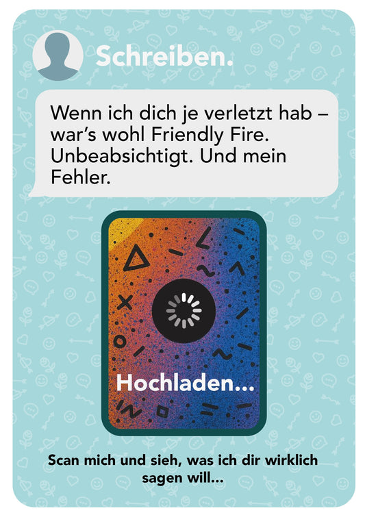 Beste Freunde verdienen mehr als Worte | AR-Karte mit Video zum Hochladen AR-Freundschaftskarte mit QR-Code | Sag, was wirklich zählt