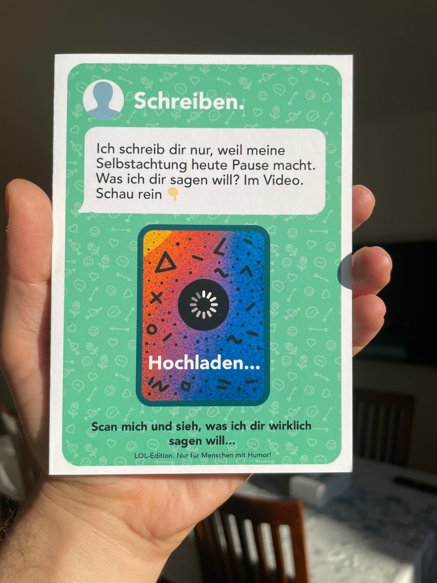 Beste Freunde verdienen mehr als Worte (LOL-edition) | AR-Karte mit Video zum Hochladen AR-Freundschaftskarte mit QR-Code | Sag, was wirklich zählt