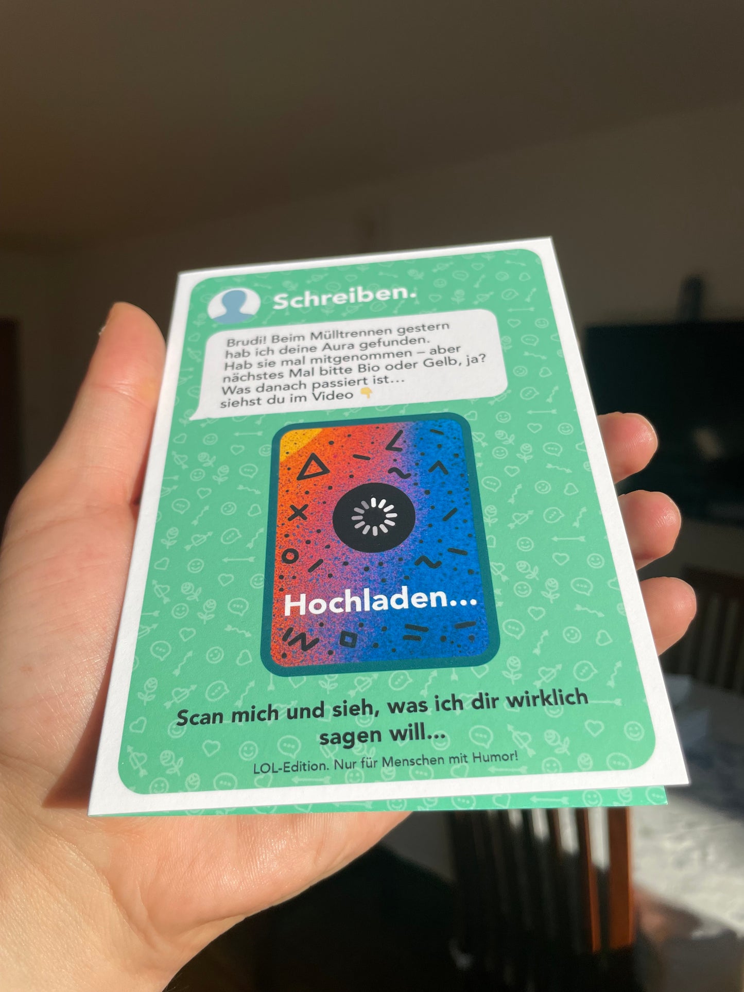 Beste Freunde verdienen mehr als Worte (LOL-edition) | AR-Karte mit Video zum Hochladen AR-Freundschaftskarte mit QR-Code | Sag, was wirklich zählt